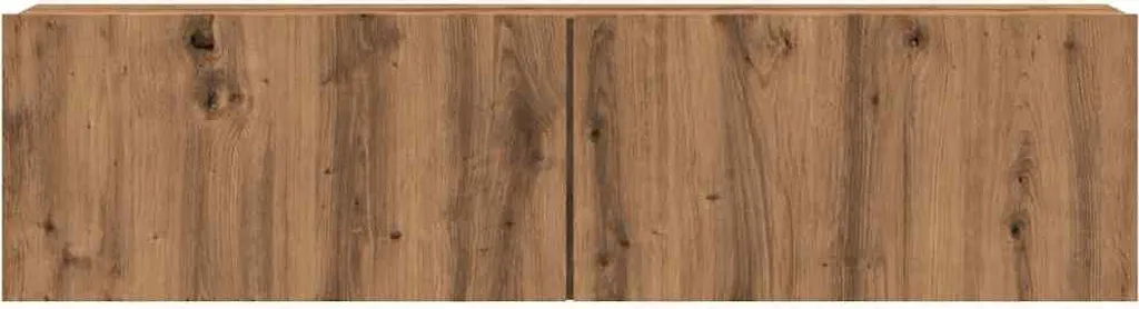 Maison Exclusive - Mobile TV in rovere Artisan 120x30x30 cm Materiale ligneo - 4