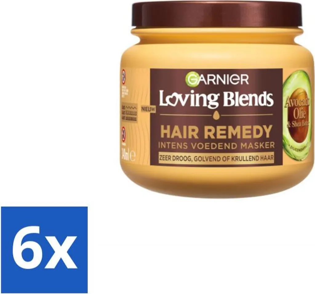 Garnier Maschera Ultra-Nutriente Avocado e Karité - Pack 6x 340ml