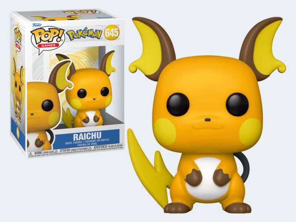 Pokemon POP! Games Vinyl Figur Raichu (EMEA) 9 cm Produktbild 5