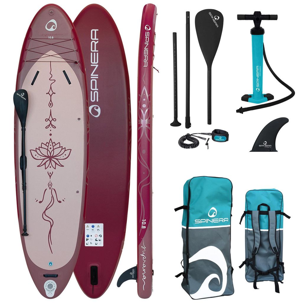 SPINERA Suprana 10.8 SUP Board 325x86x15cm aufblasbar Yoa Fitness Allround Set