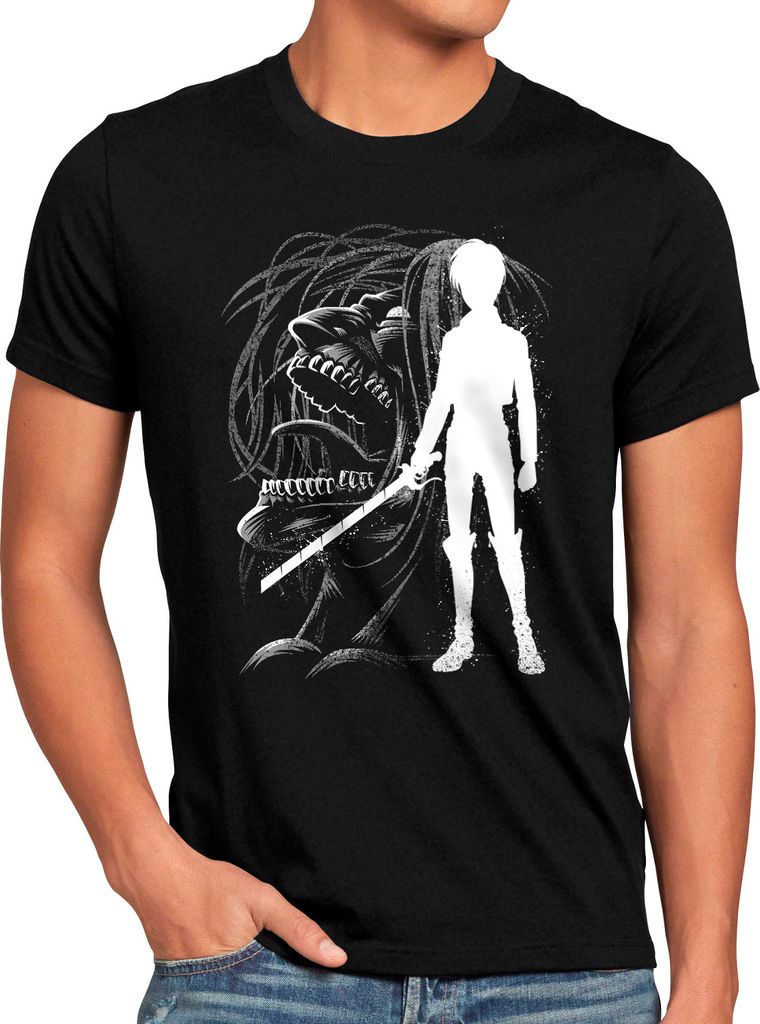 A.N.T. Inked Eren Herren T-Shirt attack anime japan manga on titan aot
