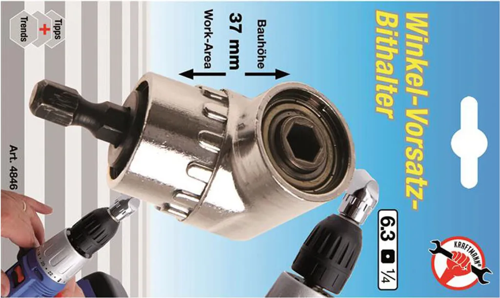 Kit de vissage pour espaces difficiles KRAFTMANN 4846 polyvalent - 7