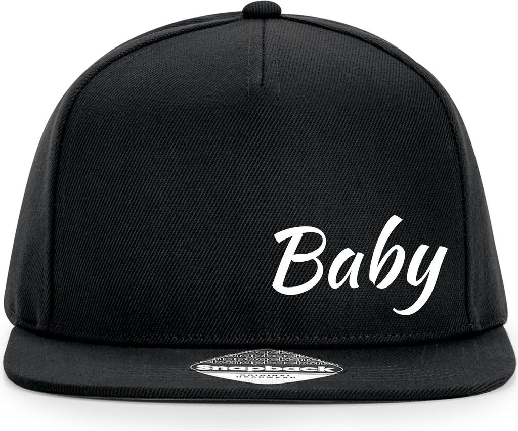 Huuraa Snapback Cappy Baby Schriftzug Geschenk Black Baby Mode