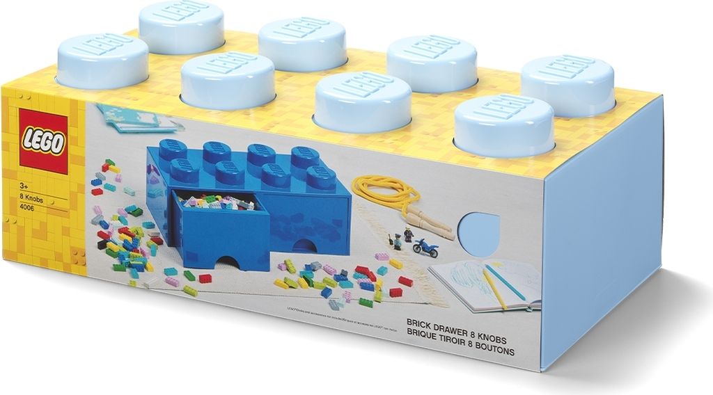 NHG LEGO Auszieh-Aufbewahrungsbox Brick Drawer 8 - Light Immagine del prodotto 