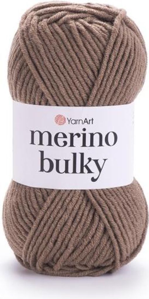 YarnArt Merino Bulky Wolle 514 Cappuccino, 100m/100g, Weich Produktbild 