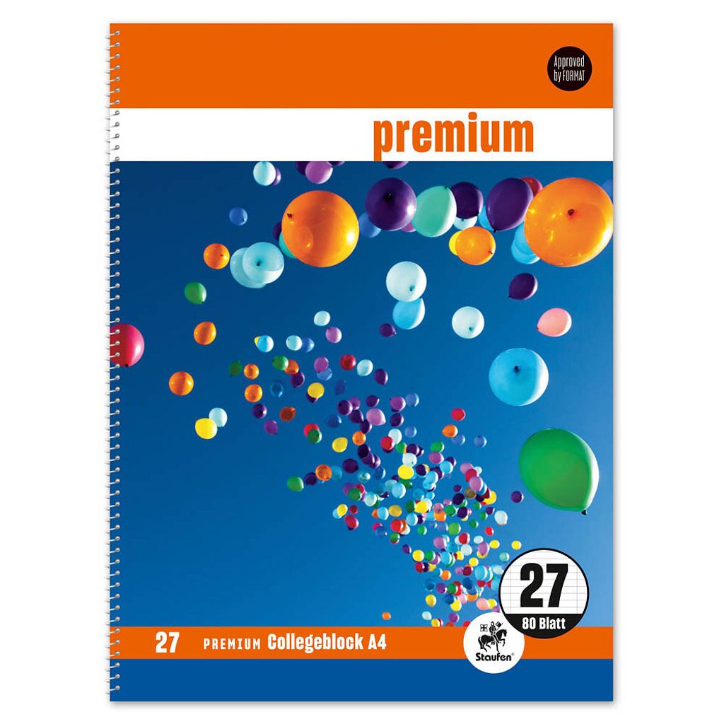 Staufen 734452270 5 Staufen Collegeblöcke Bring Farbe ins Leben DIN A4 liniert