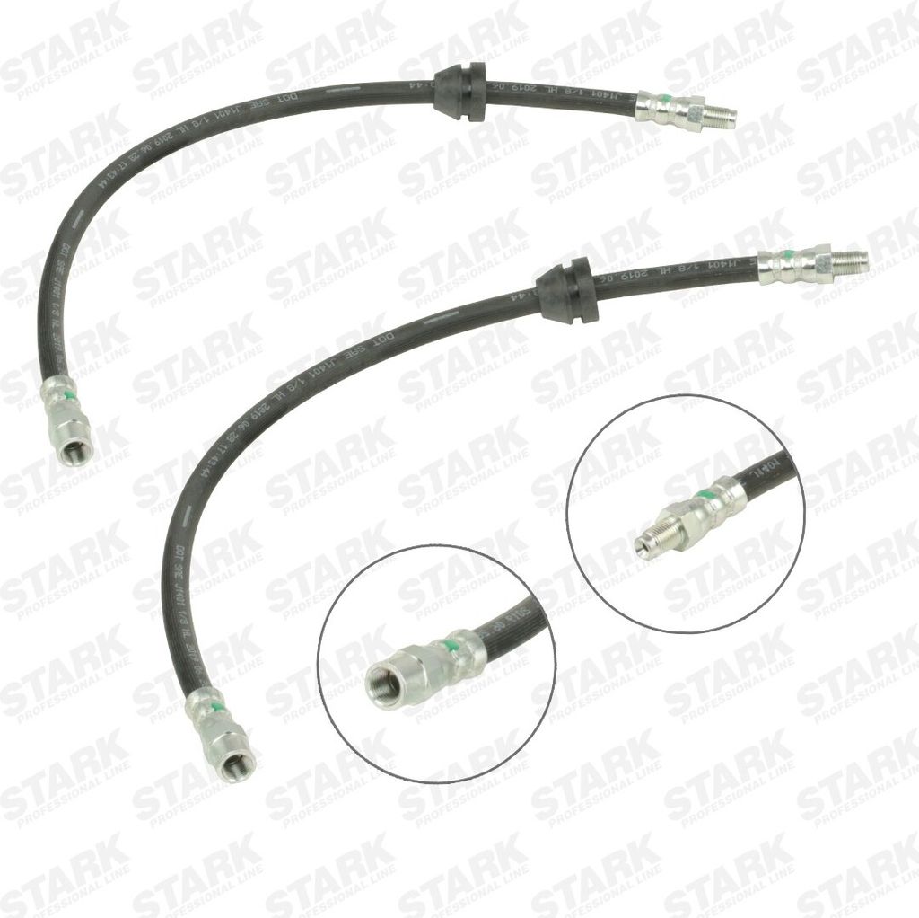 STARK SKBH-0820807 Bremsschlauch Vorne passend für MERCEDES-BENZ S-Klasse Limousine (W108, W109) für VOLVO 480 E (482)