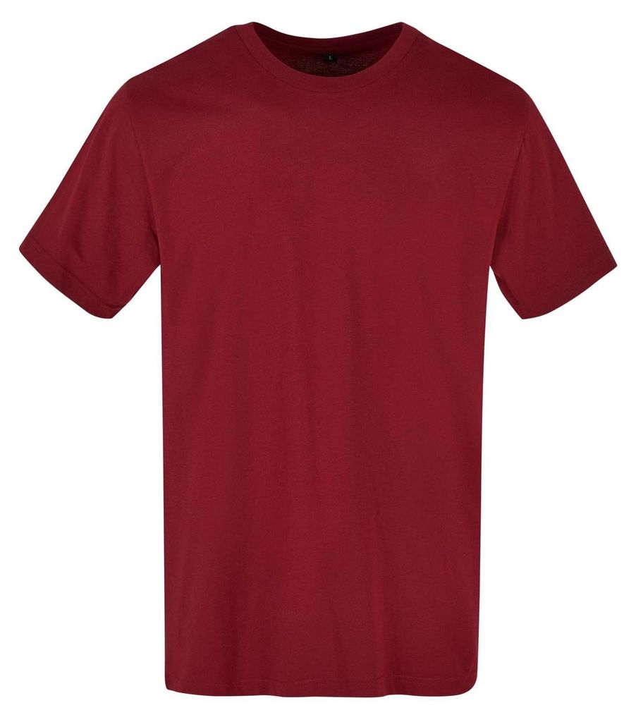 Build Your Brand - "Basic" T-Shirt Rundhalsausschnitt für Herren LT5704 (XXL) (Kirsche)