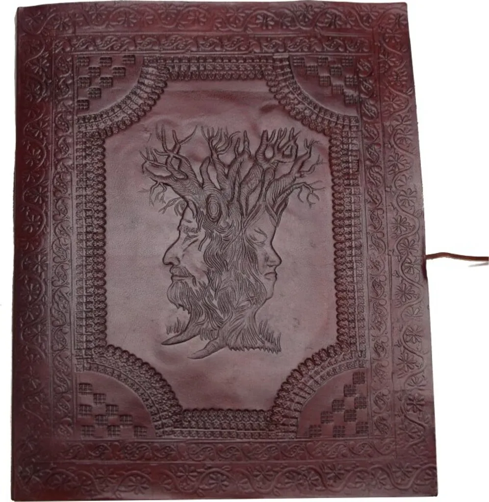 Sketchbook Professionale XXL Albero Famiglia Pelle Vintage India