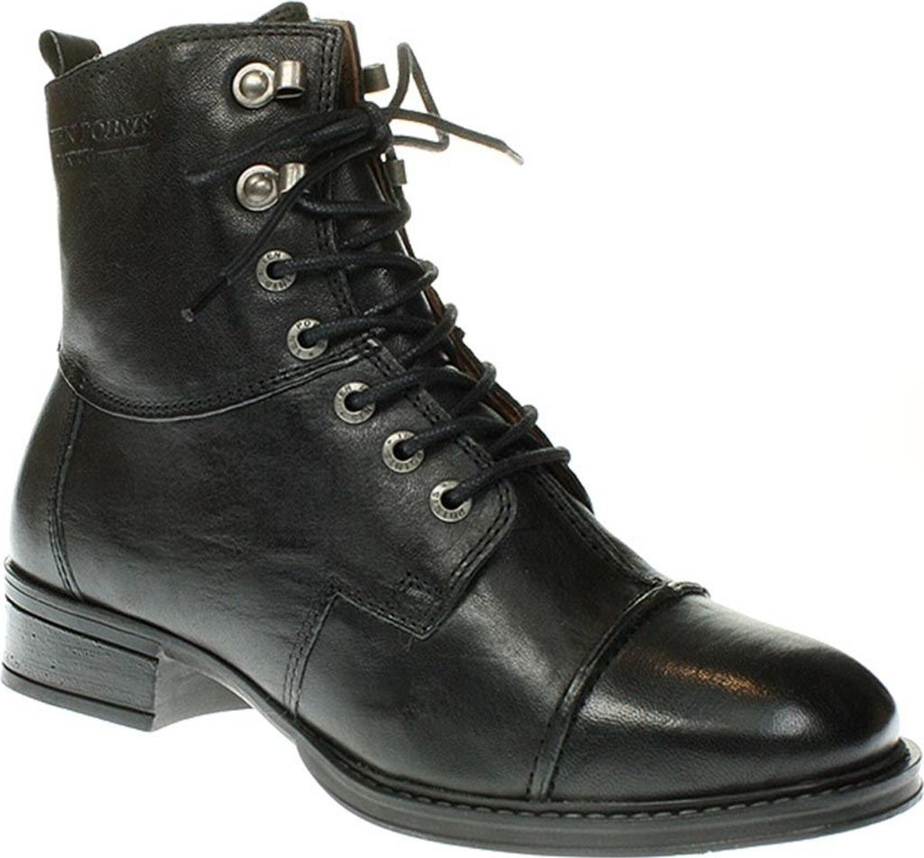 Ten Points PANDORA 122002 - Damen Schuhe Stiefelette Boots - 101black, Größe:37 EU