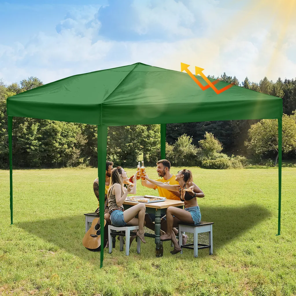 Gazebo Pieghevole 3x3 Aopunly: Ombra Sicura per Bambini e Grigliate