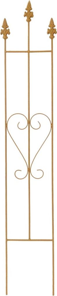 Rankgitter Herz Rost 98 cm