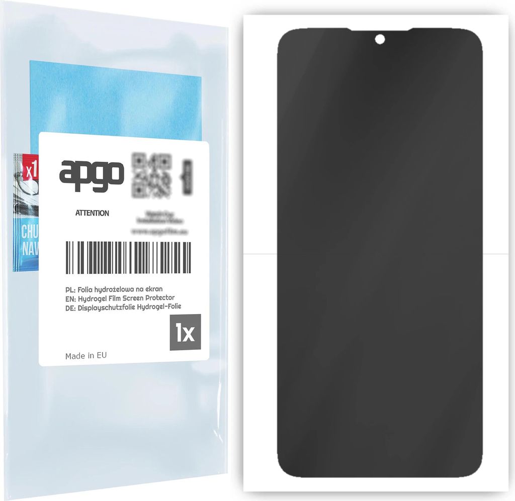 apgo Schutzfolie für Xiaomi Mi A3 Anti-Spy, Blickschutzfolie, Privacy, Hydrogel Displayschutzfolie, mit Positionierhilfe [Privacy, Matt, Anti-Fing...