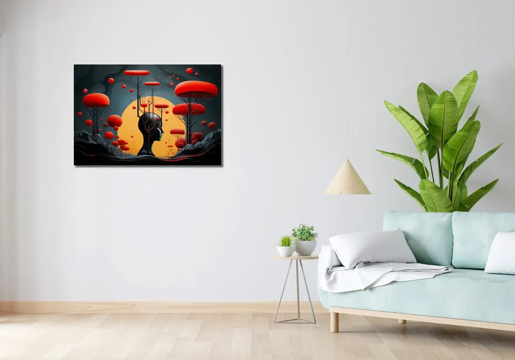 Quadro 90x60 cm Pensieri - 2