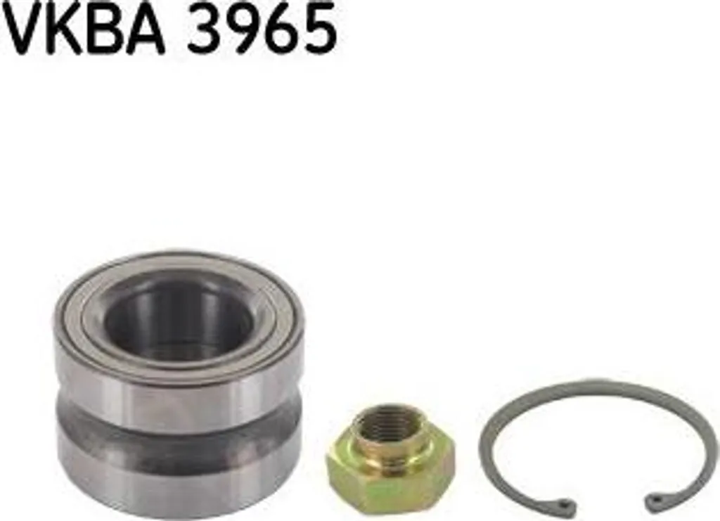 Éliminez le Bruit de Roue avec le Kit Roulement SKF VKBA3965 Pixo