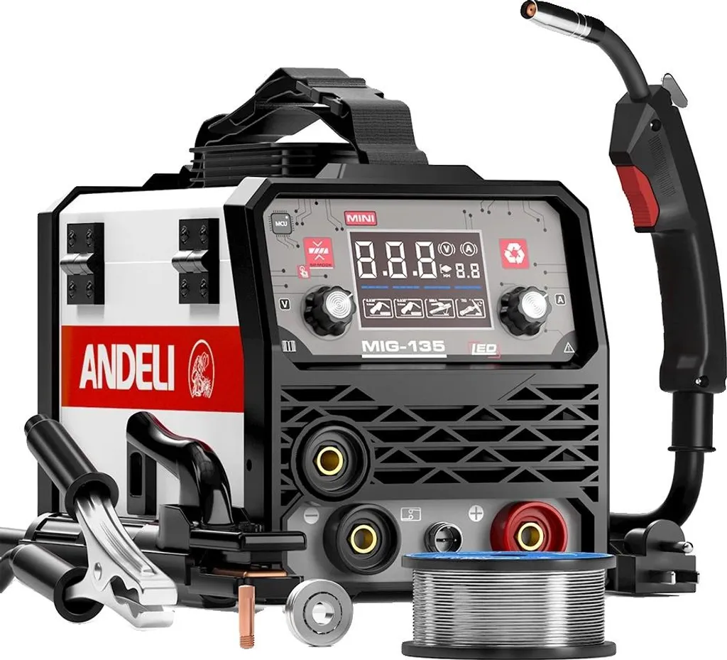 Appareil de soudure MIG portable monophasé pour travaux de précision