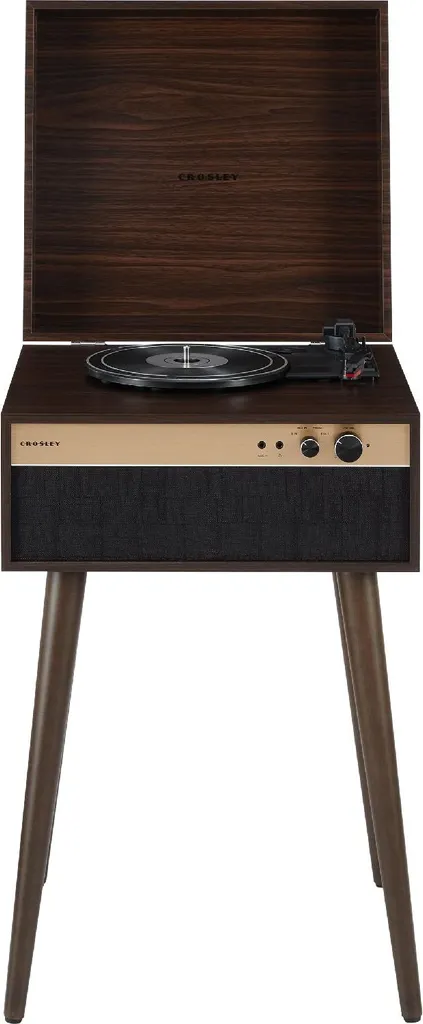 Platine vinyle Crosley Jasper Noyer tourne-disque vintage de salon