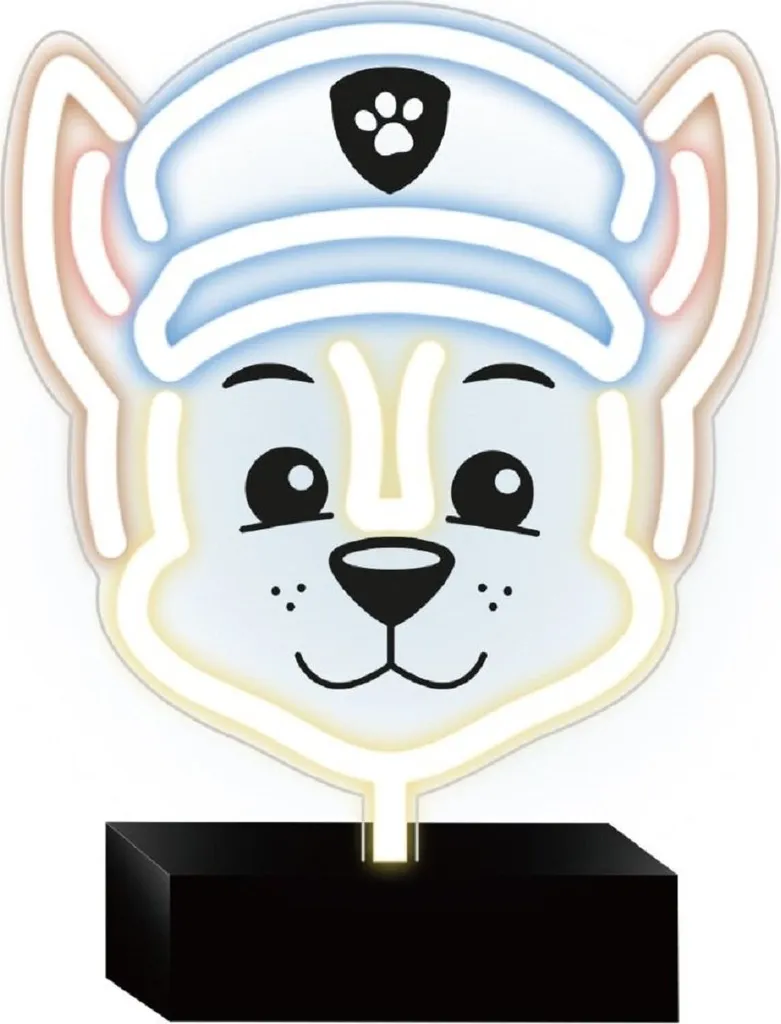 Lampada LED Neon Paw Patrol Chase OW-120346 - Design Moderno USB