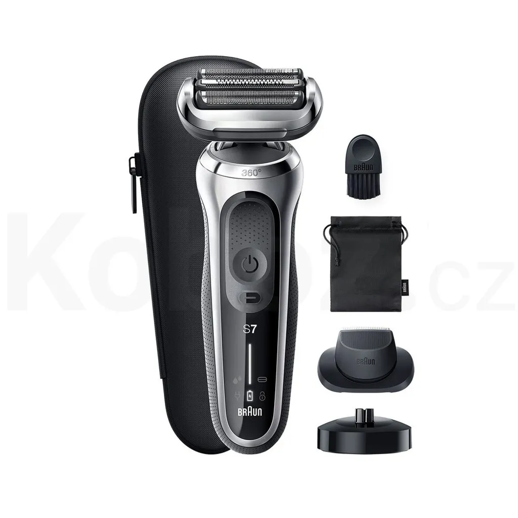 Braun Series 7 71-S4200cs Rasoir Électrique à Grille Noir avec Station