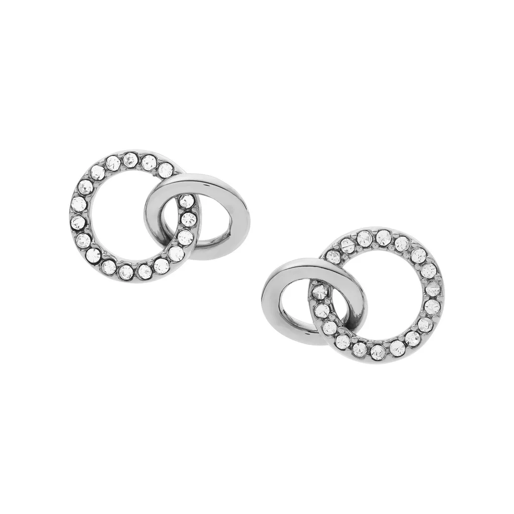 Boucles d'oreilles Fossil JOF00626040 en acier pour femme chic