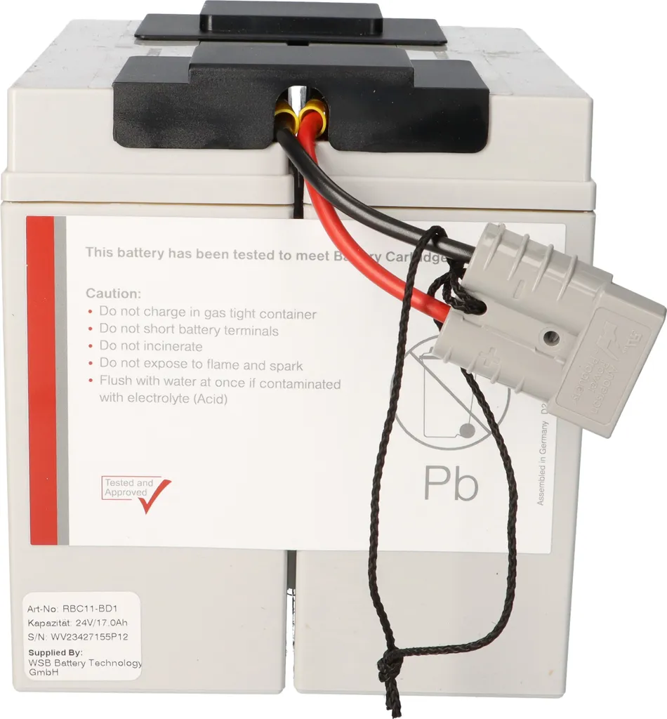 Batterie RBC11 Plug and Play Haute Capacité pour APC Smart UPS XL
