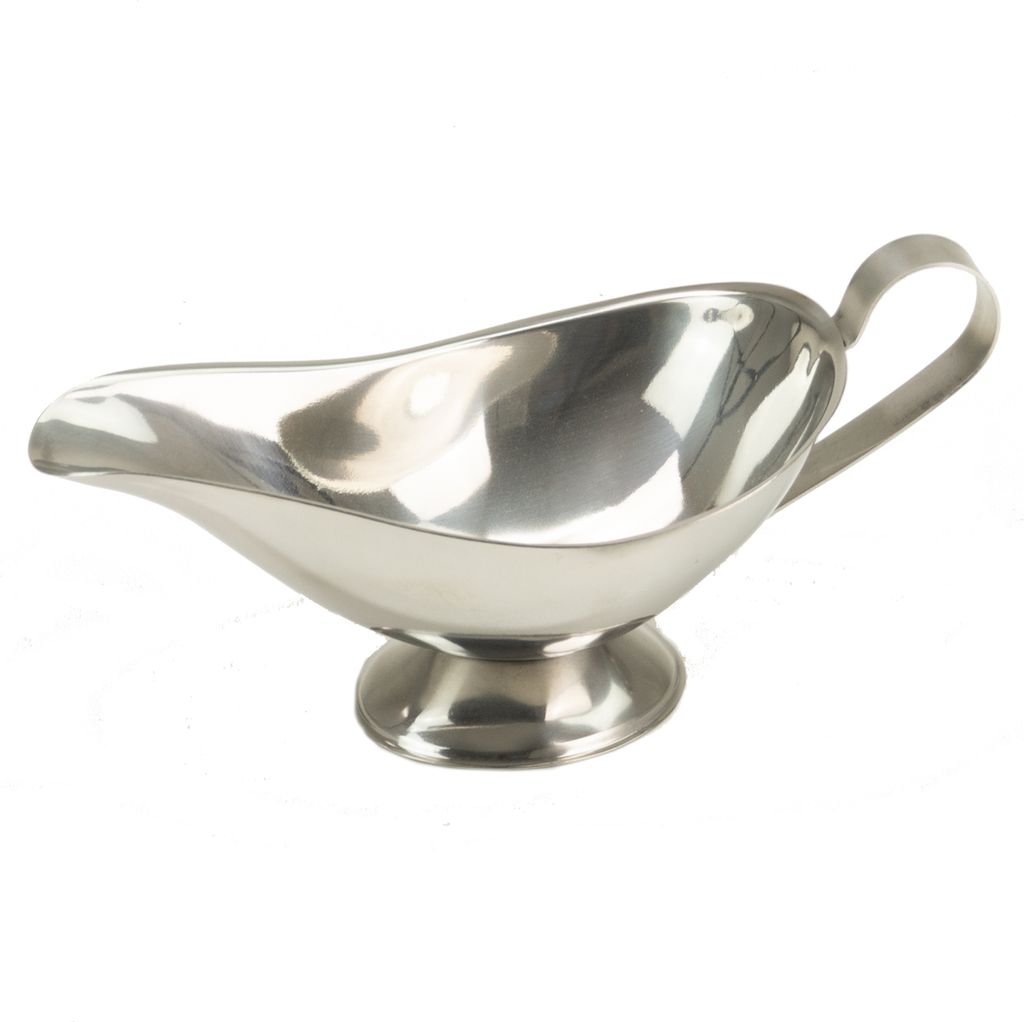 Profi Sauciere auf Fuß aus Edelstahl 500 ml