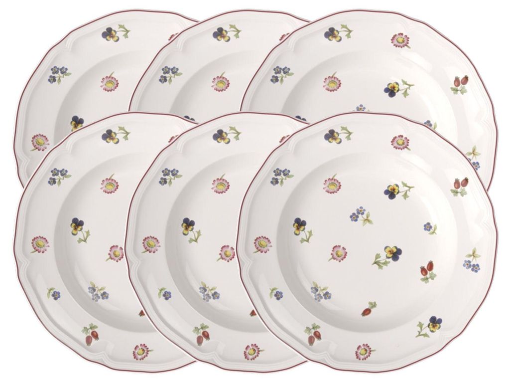 Villeroy & Boch Petite Fleur Suppenteller 23cm Set6 Produktbild 
