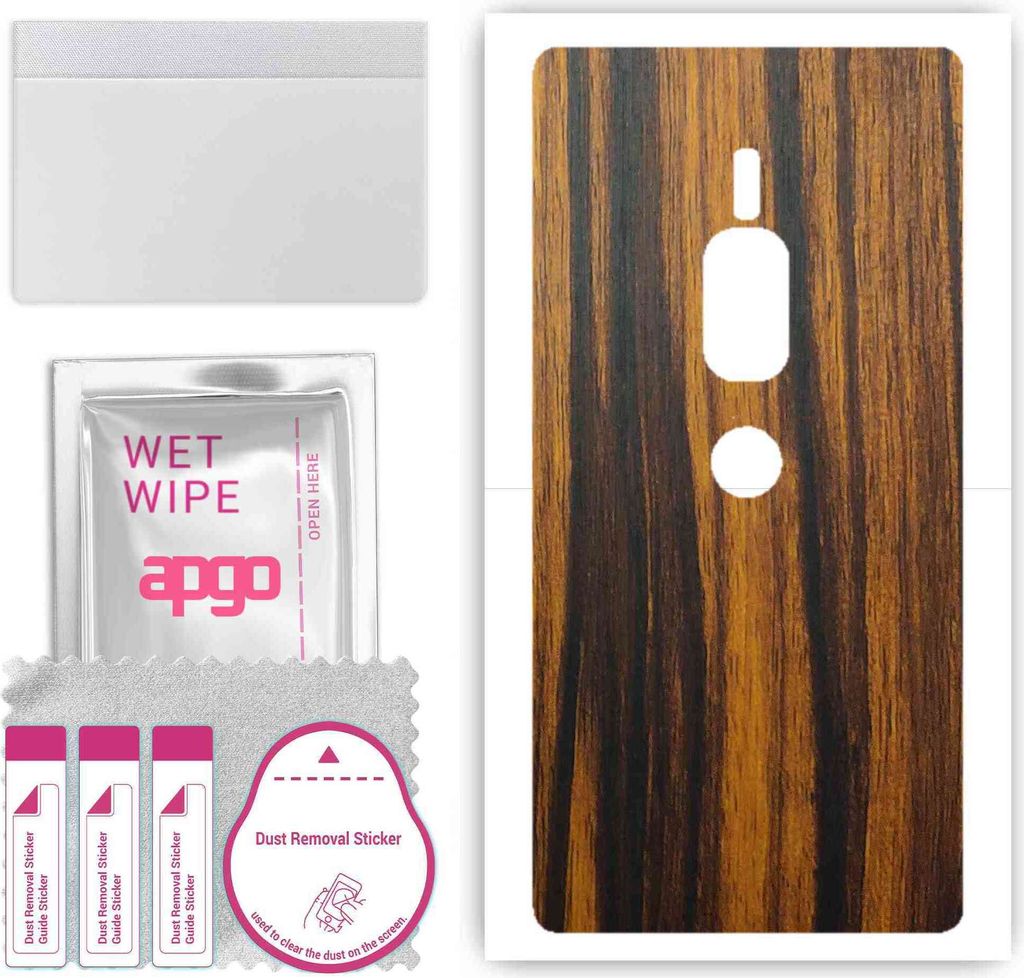 apgo Rückseite Schutzfolie, Skin, kompatibel mit Sony Xperia XZ2 Premium, Hinten Displayschutzfolie aus Vinylfolie, kratzfest, einfache Montage - ...