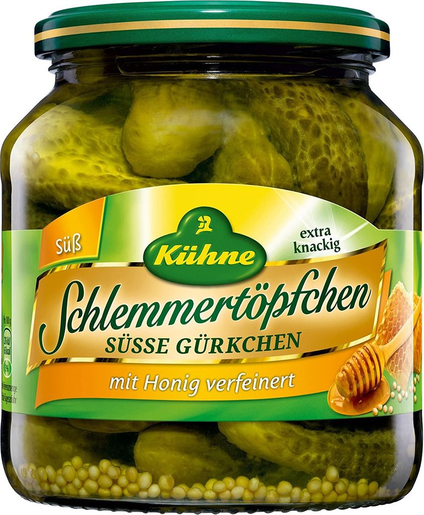 Kühne Potée gourmande Concombres doux affinés au miel 530g Image du produit 