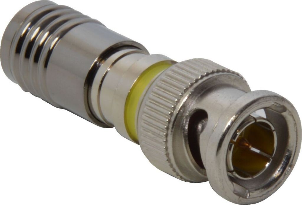 PremiumX BNC Kompressionsstecker Kompression Stecker 75 Ohm für 7 - 7,5mm Koax Kabel