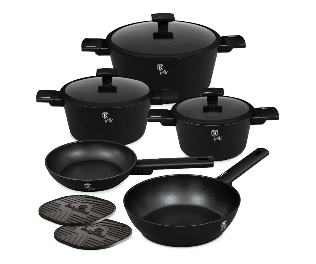 Specifiche Set 10 Pentole BerlingerHaus Nero Opaco Titanio Induzione