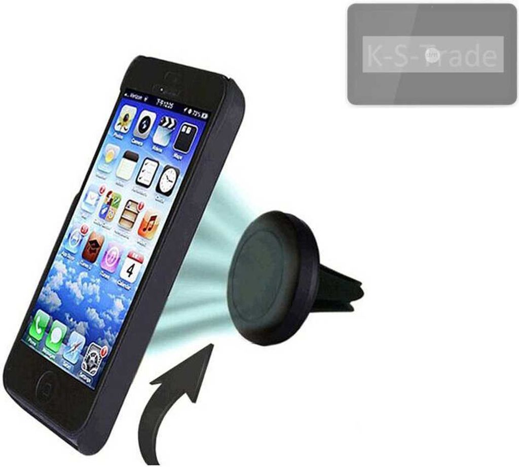 K-S-Trade Kompatibel mit Shift Shiftbook Auto Handy Halterung KFZ Halter Lüftungsgitterhalterung Air Vent mount Smartphone Halter