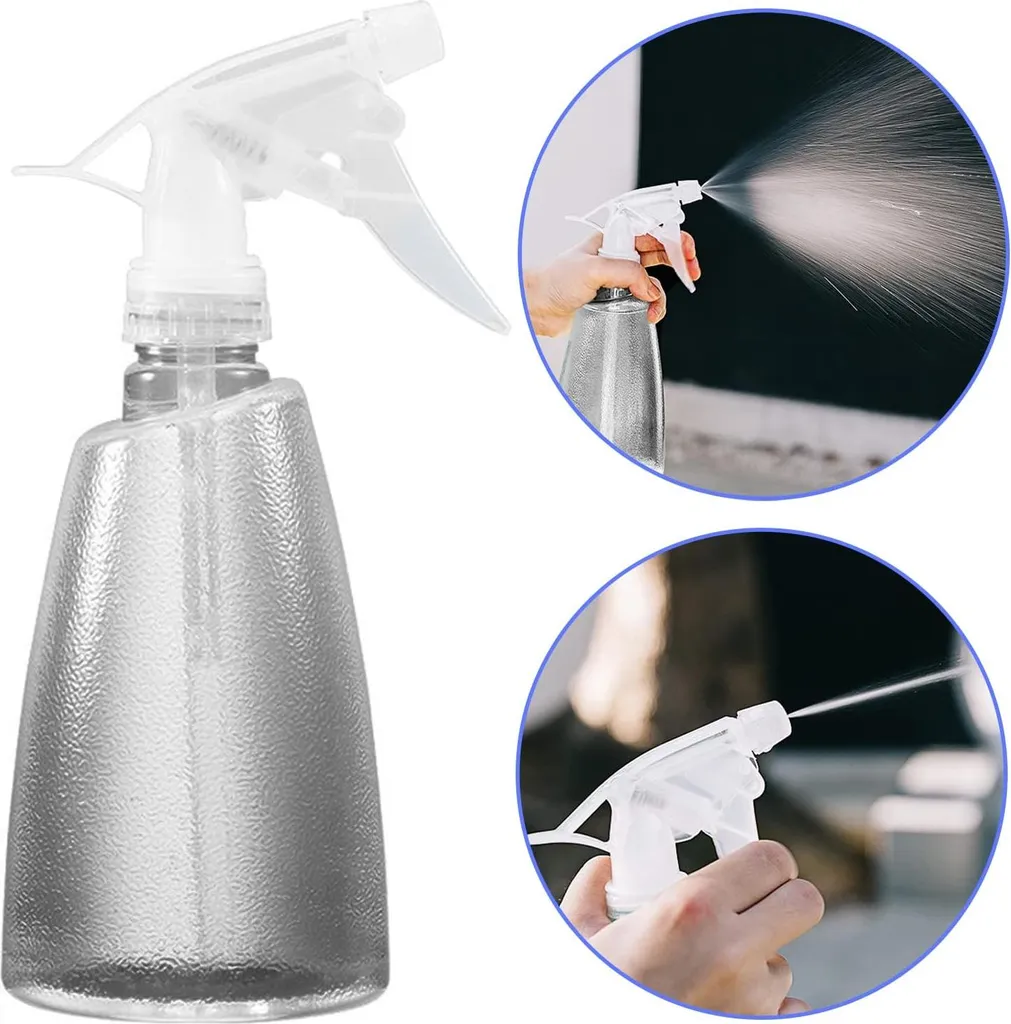 Arrosoir 1L avec spray intégré en plastique gris - Design ergonomique