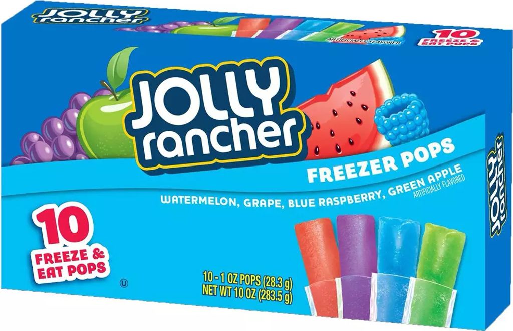 Jolly Rancher Freezer Pops 10-Pack Wassereis 283g Produktbild 