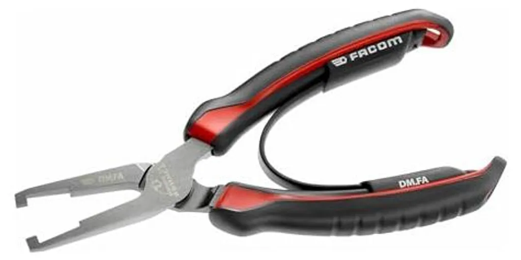 Pince de serrage Facom avec mors striés robustes et finition chromée - 2