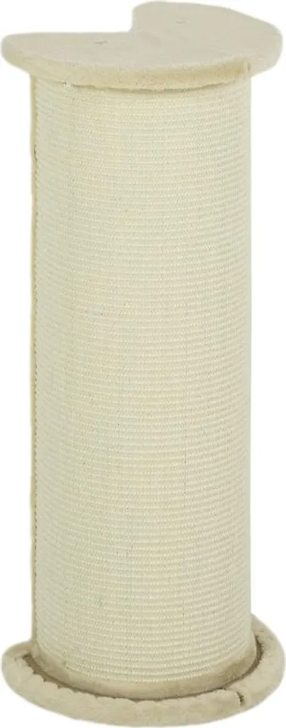 Solution Anti-Griffures : Griffoir Chat d'Angle Compact Blanc 35x35x85cm