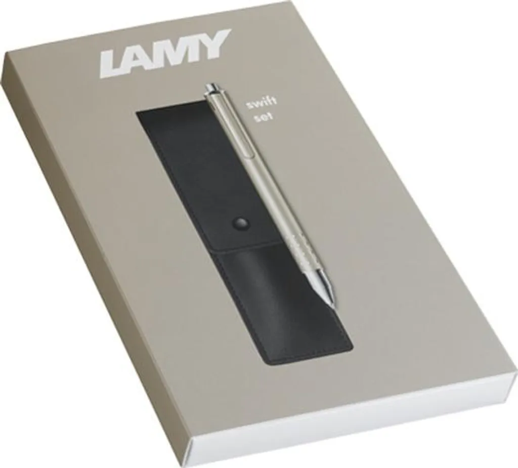 Stylo à bille roulante LAMY swift palladium 1238757 en coffret luxe
