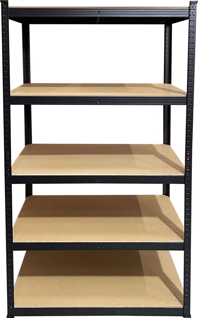 Schwerlast Lagerregal 90x45x180cm 5 Böden Standregal für Garage Werkstatt Haushalt Keller