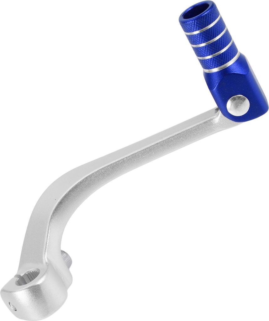 Faltbarer Motorrad-Gangschalthebel Für Honda CRF110F 2013-2018 Aluminiumlegierung Pedal Schalthebelarm Silberton Blau Kopf Mit Silberton Ring