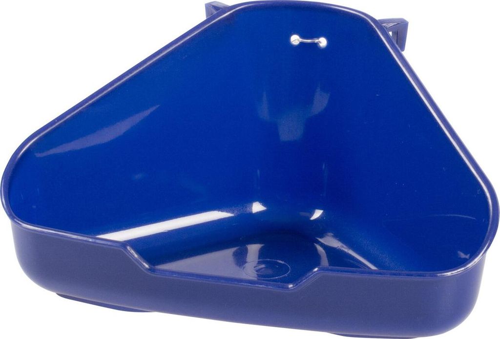 Duvo+ Ecktoilette für Nagetiere blau, Maße: 16,5 x 12,5 x 8 Produktbild 