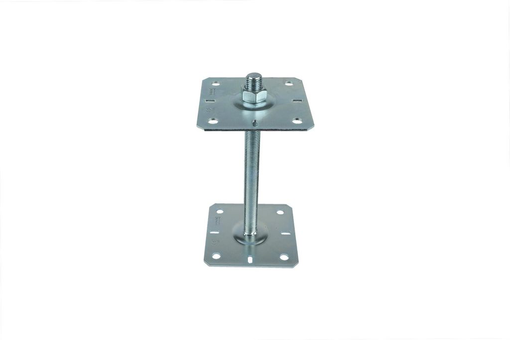 Verstellbarer Pfostenhalter M20 für 13 x 13 bis 15 x 15 cm Pfosten - Pro Stück