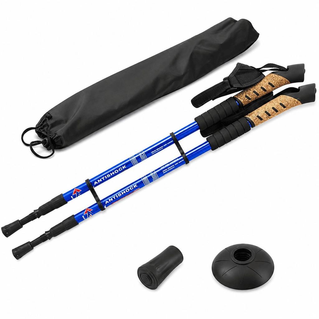 MidGard Nordic Walking Stöcke Teleskop Antischock Produktbild 