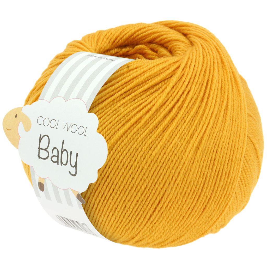 Lana Grossa Cool Wool Baby 280 Safrangelb 50g Produktbild 
