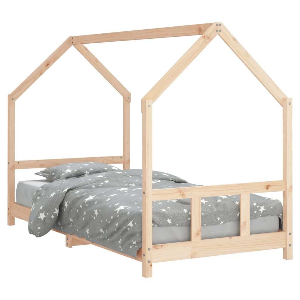 Möbel Kinderbett - elegante Design - Einzelbett - 90x190 cm Massivholz Kiefer - Kinderbetten CLORIS7612962