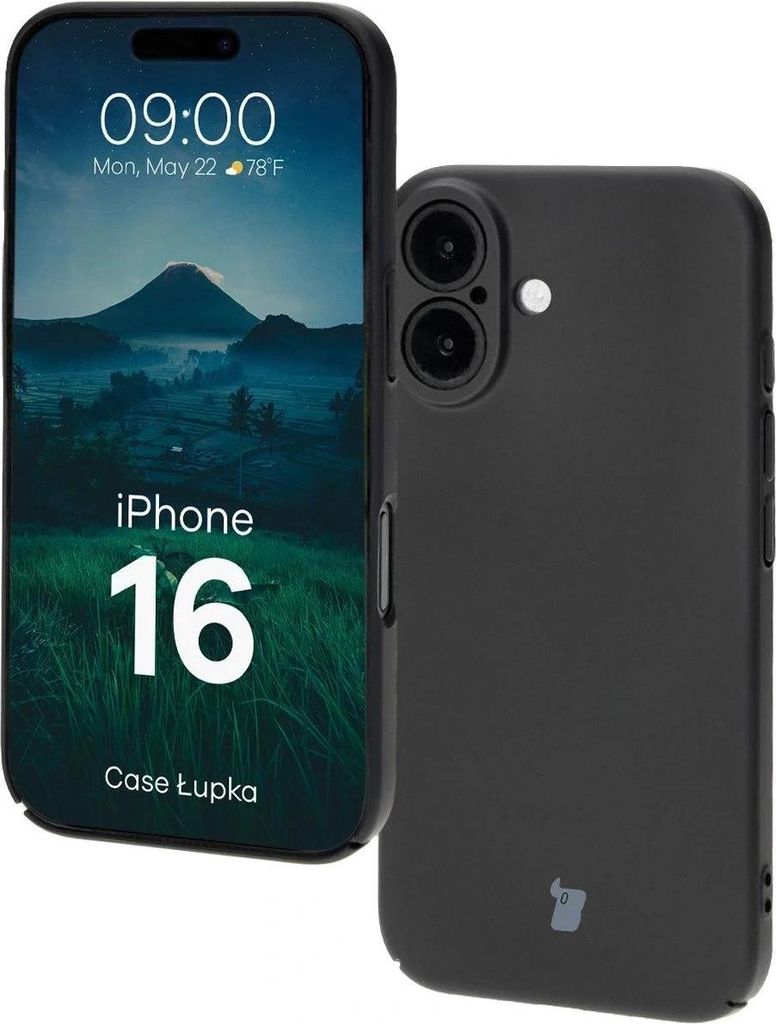 Bizon Case Lupka Apple iPhone 16 schwarz