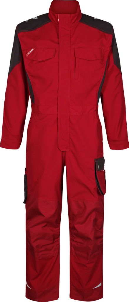 F. Engel Galaxy Overall, Tomato Red/Anthrazit Grau, Gr. 3XL