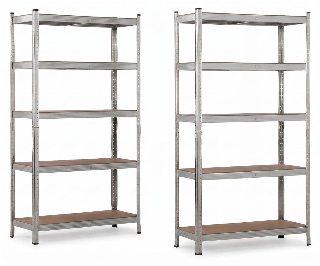 IvoQ Stellingkasten Set van 2 – 180 x 90 x 40 cm – Productafbeelding  AI-gegenereerde afbeelding