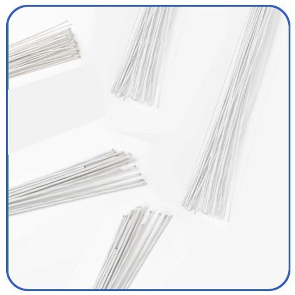Culpitt Blumendraht Weiß 50Stk. 0,3mm Produktbild 