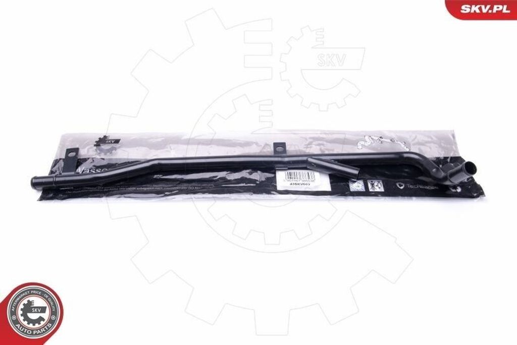 ESEN SKV 43SKV603 Kühlmittelrohrleitung Kühlerschlauch Vorne für VW PASSAT (3B3) für AUDI A4 Limousine (8D2, B5) A4 Avant (8D5, B5) A6 Avant (4...