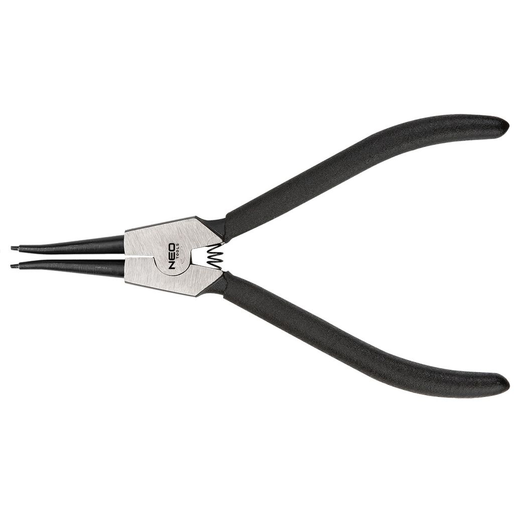NEO TOOLS Seger-Ringzange für Sicherungsringe, gerade, für Außenringe, Zangenkörper aus Cr-V-Stahl, Antirutsch-Griffe, verschiedene Zangenausf...